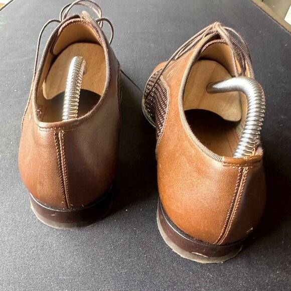 Brown Christian Louboutin Smooth Leather Oxford Shoes.  Size 41 - Picture 2 of 5